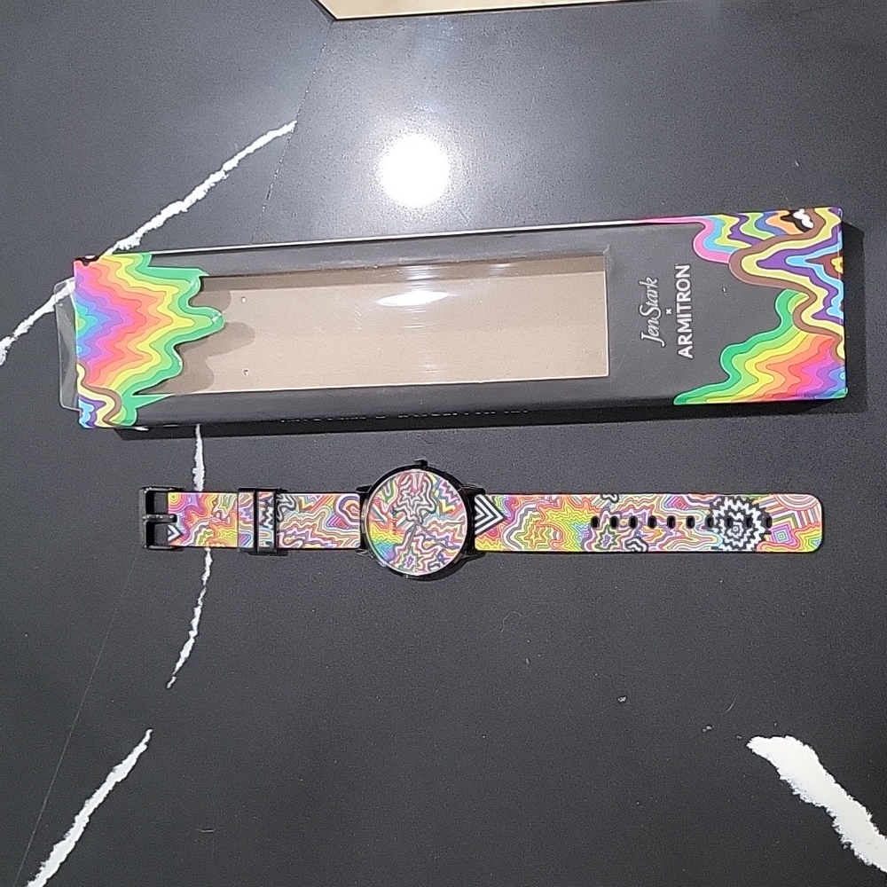 Jen Stark x Armitron 003 Silicone watch